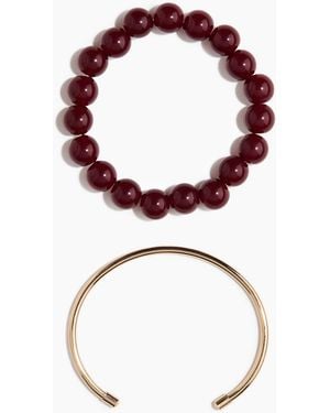 H&M 2er-Pack Armbänder - Rot