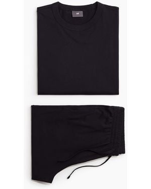 H&M Pyjama aus Jersey - Schwarz