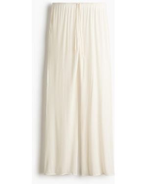 H&M Hose aus Kaschmirgemisch - Weiß