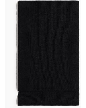 H&M Knitted scarf - Schwarz
