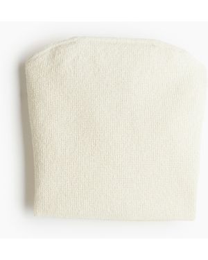 H&M Gestricktes Tubetop - Weiß
