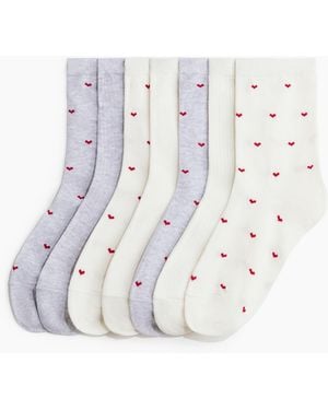 H&M 7er-Pack Socken - Weiß