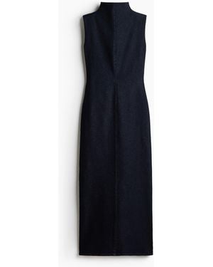 H&M Ärmelloses Denimkleid - Blau