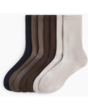 H&M 7er-Pack Sportsocken mit DryMove - Weiß