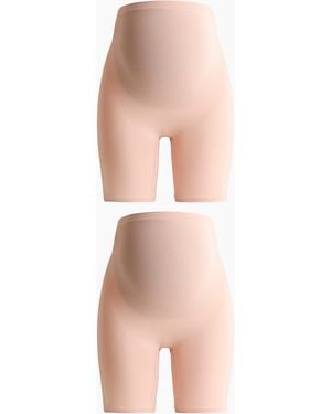 H&M MAMA 2er-Pack Super Stretch Radlershorts - Pink