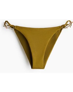 H&M Tanga Bikini Bottoms - Naturel