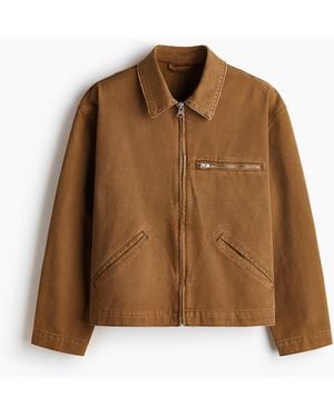 H&M Jacke mit Kragen - Braun