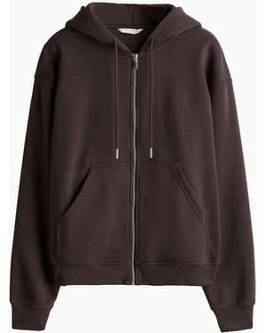 H&M Hoodiejacke - Braun