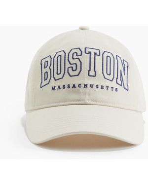 H&M Twillcap mit Motivstickerei - Weiß