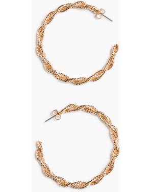 H&M Twisted hoop earrings - Mettallic