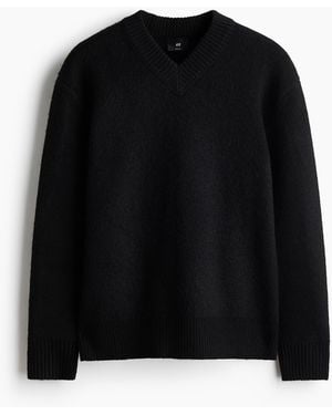 H&M Pullover in Relaxed Fit - Schwarz