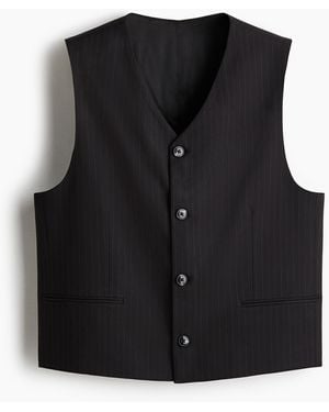 H&M Glitterend Gilet - Zwart