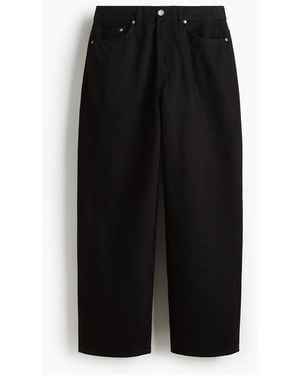 H&M Baggy Jeans - Schwarz