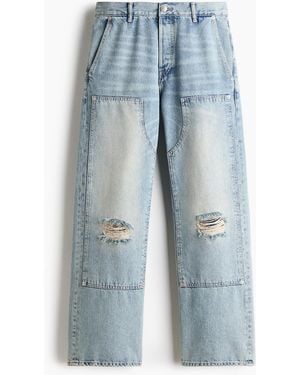 H&M Loose Carpenter Jeans - Blau