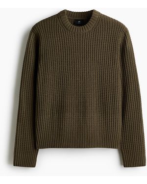 H&M Pullover in Regular Fit - Grün