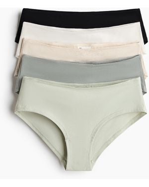 H&M 5er-Pack Baumwollhipster - Weiß
