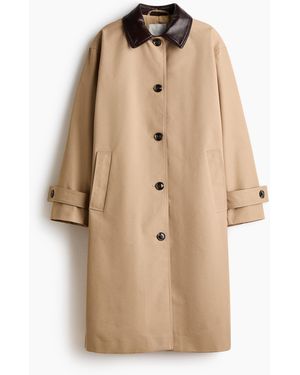 H&M Carcoat Van Twill - Naturel
