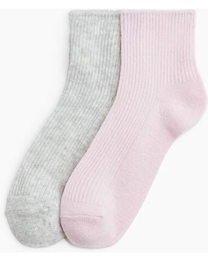 H&M 2er-Pack Kurzsocken - Pink