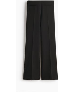 H&M Twillhose mit Bootcut Leg - Schwarz