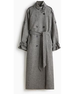 H&M Avic Long Coat - Grau