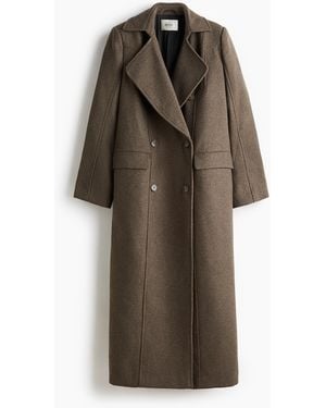 H&M Zinka Long Coat - Braun
