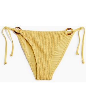 H&M Tie-Tanga Bikinihose - Gelb