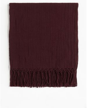 H&M Schal aus Leinenmix - Lila