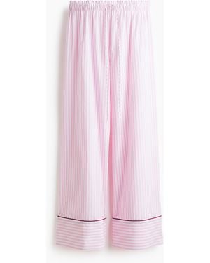 H&M Pyjamahose aus Baumwolle - Pink