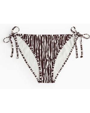H&M Tie-Tanga Bikinihose - Weiß