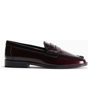H&M Loafer aus Leder - Schwarz