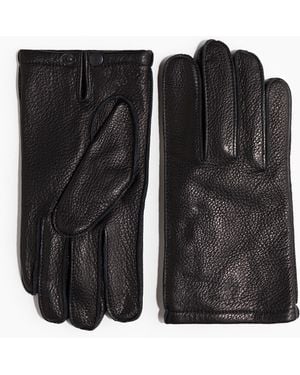 H&M Lederhandschuhe - Schwarz
