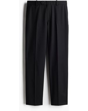 H&M Anzughose in Regular Fit - Schwarz