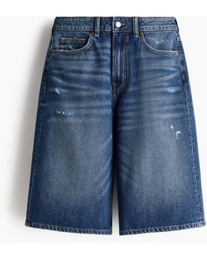 H&M Denim Bermudashort - Blauw