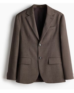 H&M Leichtes Jackett in Relaxed Fit - Braun