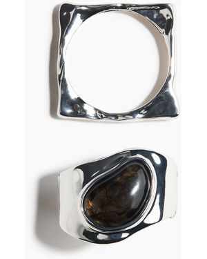 H&M 2er-Pack Scharnierarmreife - Weiß