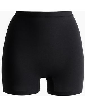 H&M Light Shape Radler-Slips aus Baumwolle - Schwarz