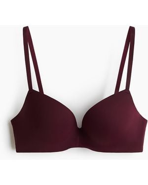 H&M Push-up Bh Van Microvezel - Paars