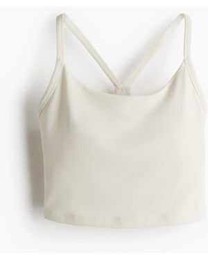 H&M Sport-BH mit SoftMoveTM Medium Support - Weiß