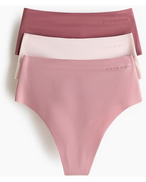 H&M 3er-Pack Hohe Tangas mit DryMove - Pink