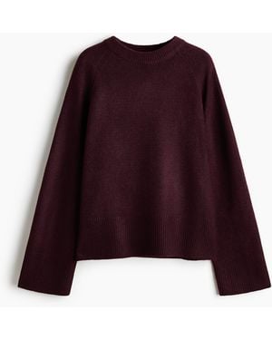 H&M Pullover mit Raglanärmeln - Rot