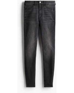H&M Ultra High Ankle Jeggings - Schwarz