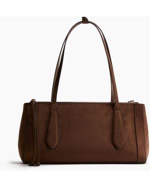 H&M Rechteckige Schultertasche - Braun