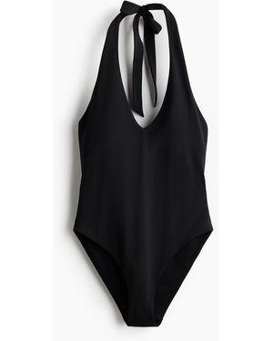 H&M Halterbadpak Met Padded Cups - Zwart