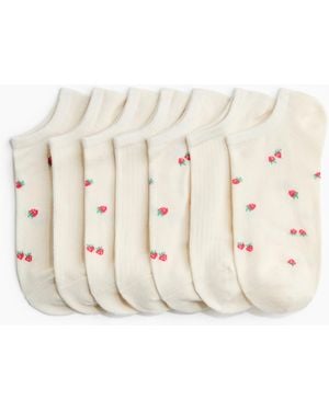 H&M 7er-Pack Sneakersocken - Natur