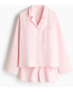 H&M Baumwollpyjama - Pink