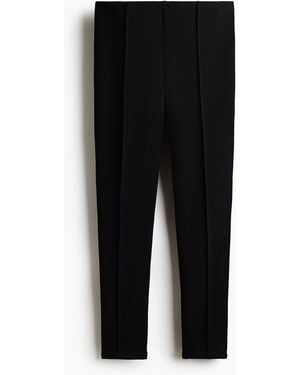 H&M Legging Met Persvouwen - Zwart