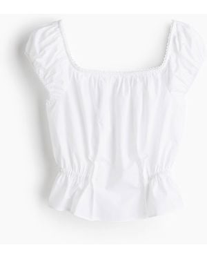 H&M Korte Blouse - Wit