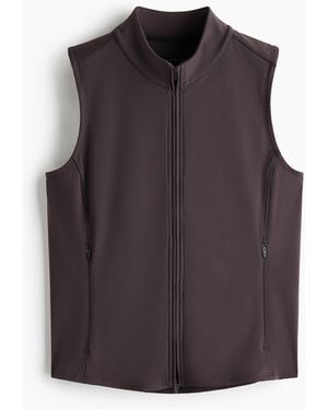 H&M Laufgilet mit SculptMove in Slim Fit - Lila