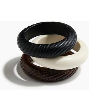 H&M 3er-Pack Armreife - Schwarz