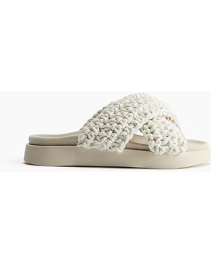 H&M Woven Sandal - Weiß